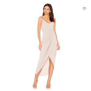 Shona Joy Cocktail Draped Dress